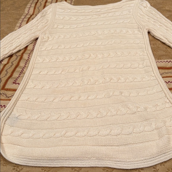 NWOT Ralph Lauren Classic Cream Cable Knit Sweater, 
Cotton Blend, Washable, M - Picture 7 of 8
